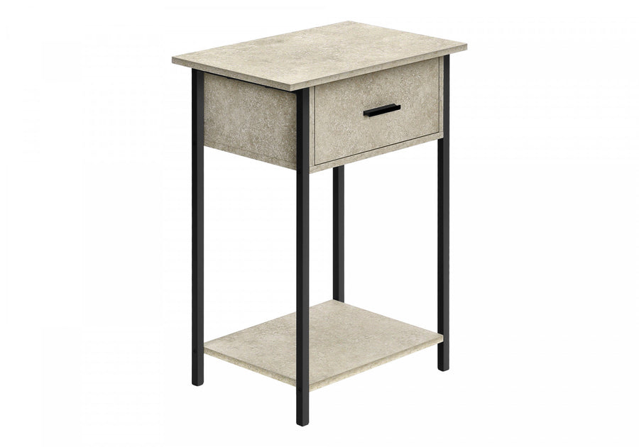 Miko Side Table - Cream Stone