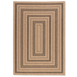 Avanos Bohemian Indoor/Outdoor Rug - 5' x 8' - Beige/Black