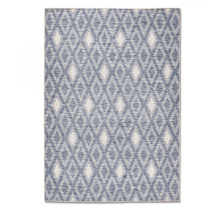 Marbella Diamonds Outdoor Rug - 8' x 10' - Blue