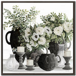 Tabletop Grace I Wall Art - White/Black - 30 X 30