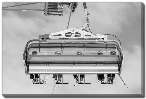 Alpine Memories Wall Art - White/Grey - 16 X 20