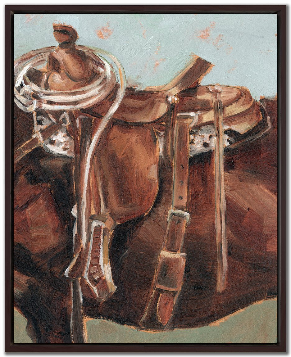 Cowboy’s Companion II Wall Art  - Brown - 24 X 30