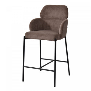 Celon Counter Stool - Corduroy Brown - Set of Two