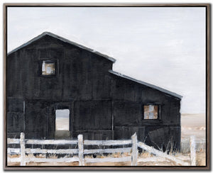 Timeless Timber I Wall Art - Black/White - 24 X 30