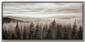 Echoes in the Fog wALL Art - Black/Brown - 28 X 56