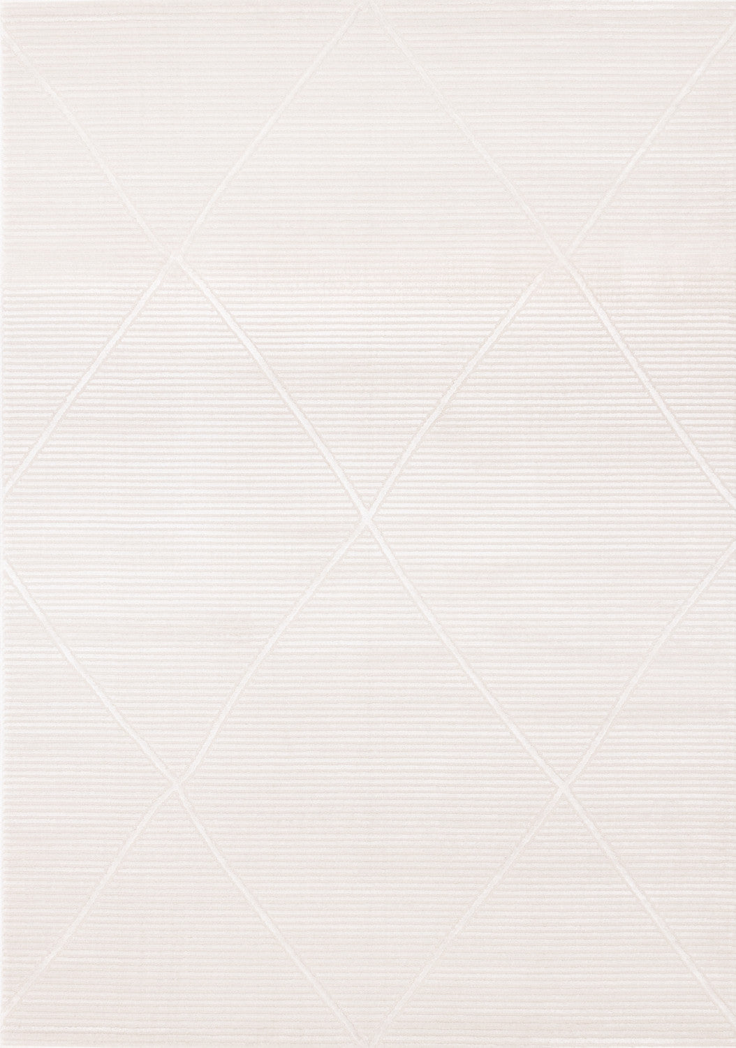 Logan Modern Lines Area Rug - 8' X 11' - Cream