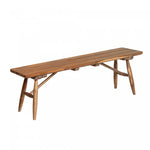 Veylor Outdoor Dining Bench - Brown