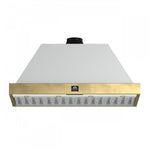Forno Vittorio White 48" 600 CFM Wall Mounted Range Hood - FRHWM5078-48WHT