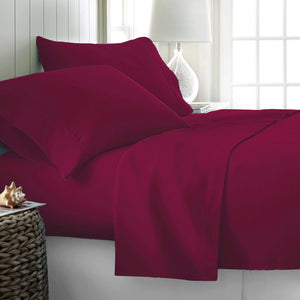 Rize Queen Sheet Set - Red
