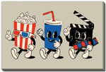 Movie Night Fun Wall Art - Multi-Colour - 22 X 28