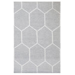 Joris Geometric Rug - 9' x 12' - Grey