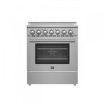 Forno Paolo Stainless Steel Freestanding Electric Range with True Convection (4.38 Cu. Ft.) - FFSEL6011-30