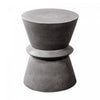 Gavrin Hourglass Side Table - Dark Grey