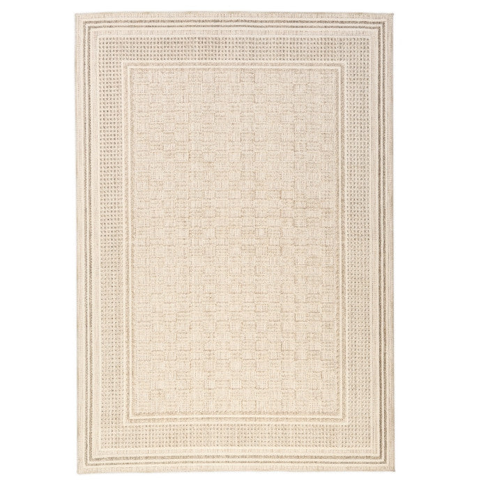 Naturale Bordered Rug - 8' x 10' - Beige