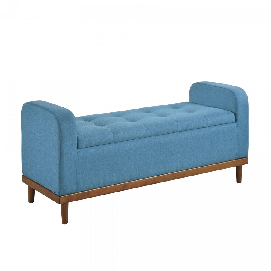 Elayne Ottoman Bench - Blue