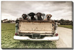 Tailgate Crew Wall Art - Brown/Green - 16 X 20
