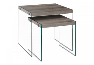 Nivo Nesting Tables - Dark Taupe