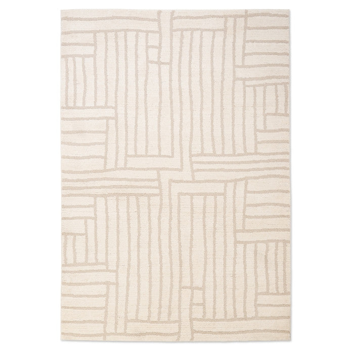 Elio Stones Rug - 5' x 8' - Almond Cream