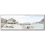 Driftwood Days Wall Art - Beige/Blue - 20 X 60