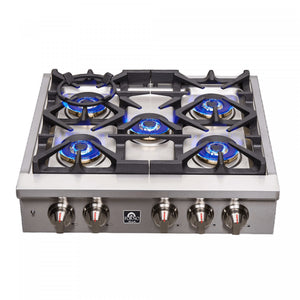 Forno Spezia Stainless Steel 30" Pro-style Gas Cooktop - FCTGS5751-30