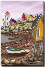 Colourful Cove Wall Art - Multi-Colour - 16 X 20