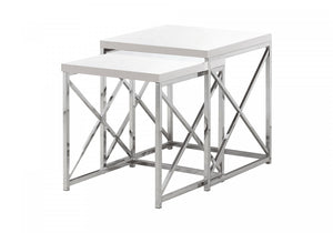 Nalu Nesting Tables - White