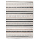 Marbella Modern Outdoor Rug - 5' x 7' - Grey/Black