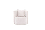 Averill Accent Chair - White