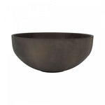 Heartholm Tapered Bowl Planter - Rustic Brown