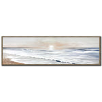 Evening Drift Wall Art - Blue/White - 20 X 71