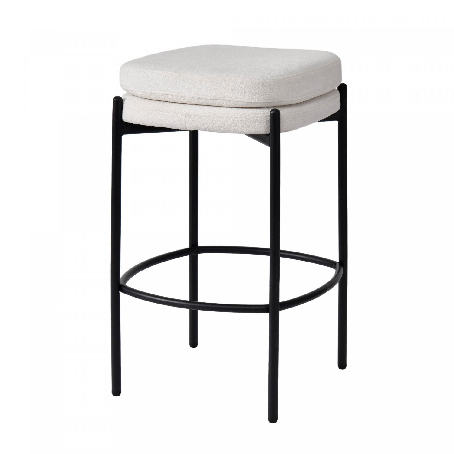 Caelen Counter Stool - Oatmeal - Set of Two