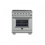 Forno Capriasca 30" Stainless Steel Freestanding Gas Range (4.32 Cu. Ft.) - FFSGS6260-30