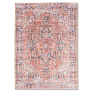 Aura Traditional Rug - 9' x 12' - Red/Blue