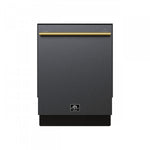 Forno Romano Black Built-in Top Control Dishwasher (52 dBa) - FDWBI8035-24BLK