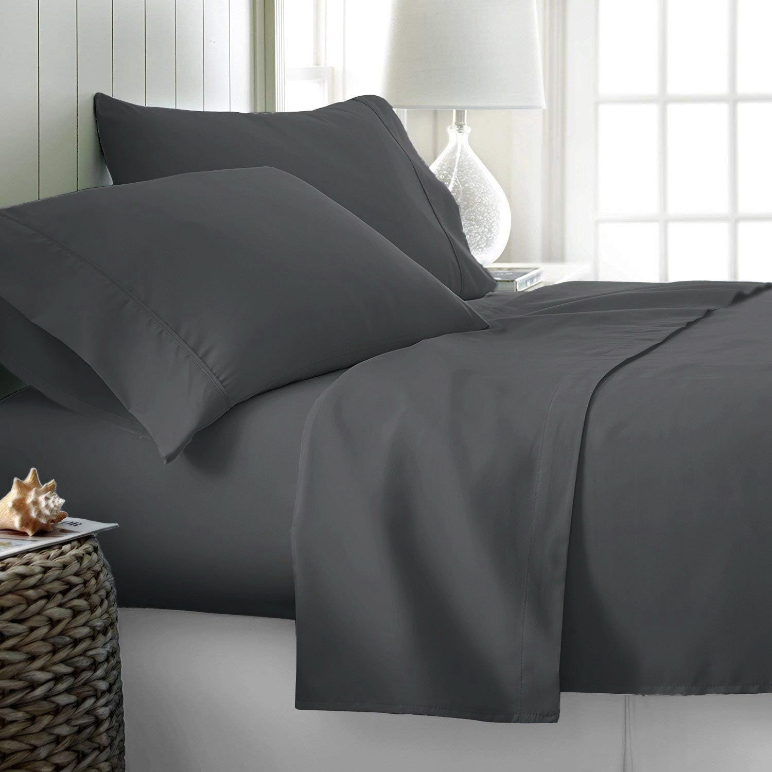 Rize King Sheet Set - Dark Grey