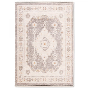 Poetic Classic Rug - 6' x 9' - Antique White/Brown