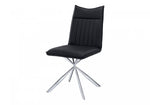 Fulton Dining Chair - Black/Chrome - Set Of Two