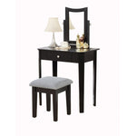 Kyrie Vanity Table Set - Black