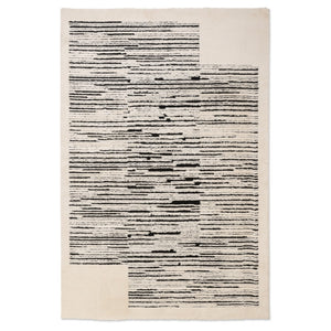 Sherpa Stripes Rug - 8' x 10' - White