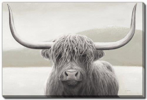 Majestic Highland Wall Art - Grey - 30 X 45