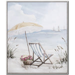 Seaside Stroll I Art - Blue/White - 24 X 20