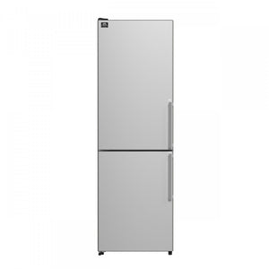 Forno Guardia 23.4" 10.8 Cu.Ft. Stainless Steel Bottom Freezer Refrigerator with Left Swing Door - FFFFD1778-24LS