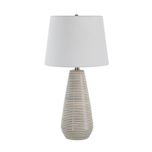 Alix Table Lamp - Glazed Gray/Ivory