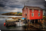 By the Bay Wall Art - Blue/Red - 16 X 20