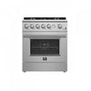 Forno Giovanni 30" Stainless Steel Freestanding Gas Range (4.32 Cu. Ft.) - FFSGS6274-30