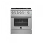 Forno Giovanni 30" Stainless Steel Freestanding Gas Range (4.32 Cu. Ft.) - FFSGS6274-30