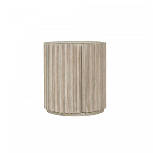 Humbach Side Table - White Washed Natural