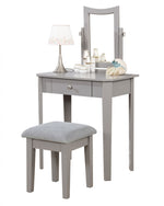 Kyrie Vanity Table Set - Grey