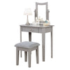 Kyrie Vanity Table Set - Grey