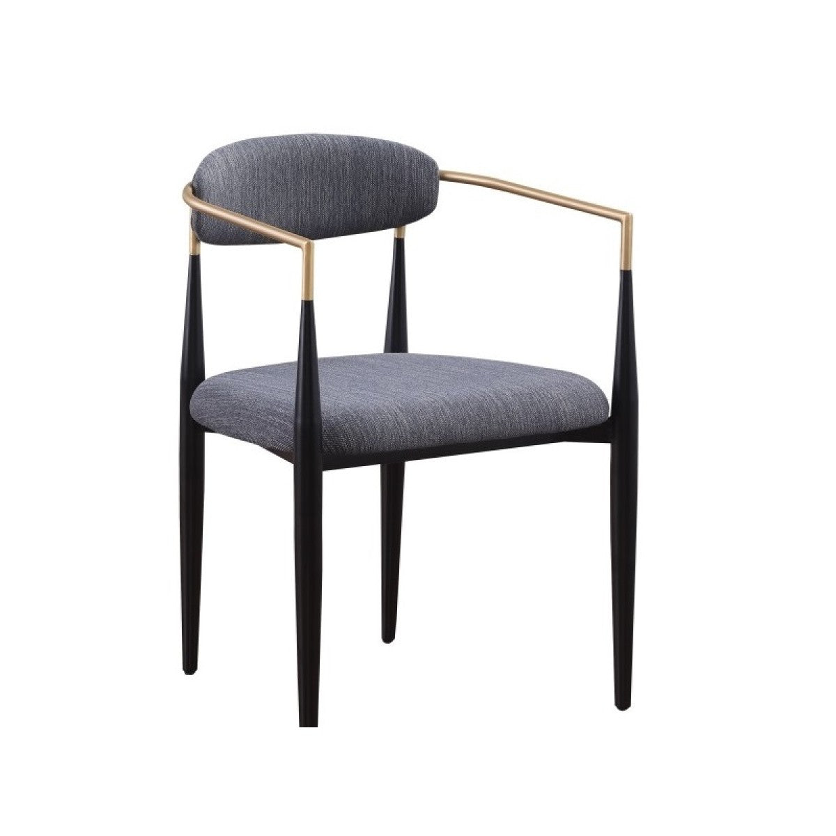 Mykos Dining Chair - Black/Grey - Set of Two
